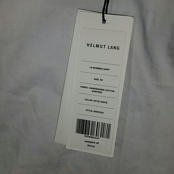 Helmut Lang LS bomber shirt men's - Picture 3 of 3